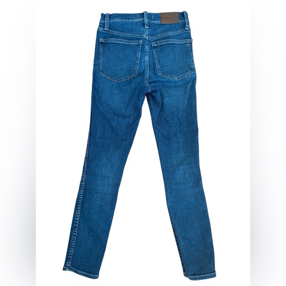 Madewell - Petite 10" High-Rise Skinny Jeans in Wendover Wash-Size 23P - Picture 6 of 12